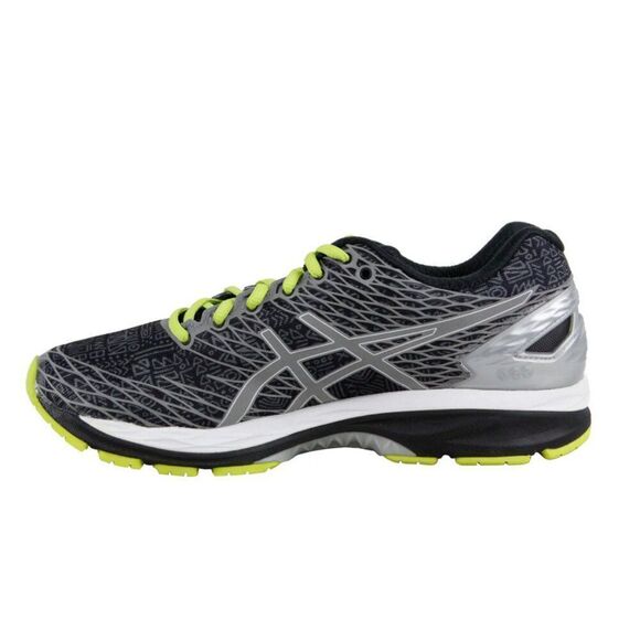 Xlnt ASICS GEL nimbus 18 Mens 7.5 Womens 9 US 40.5 Eur black grey lime main image 9